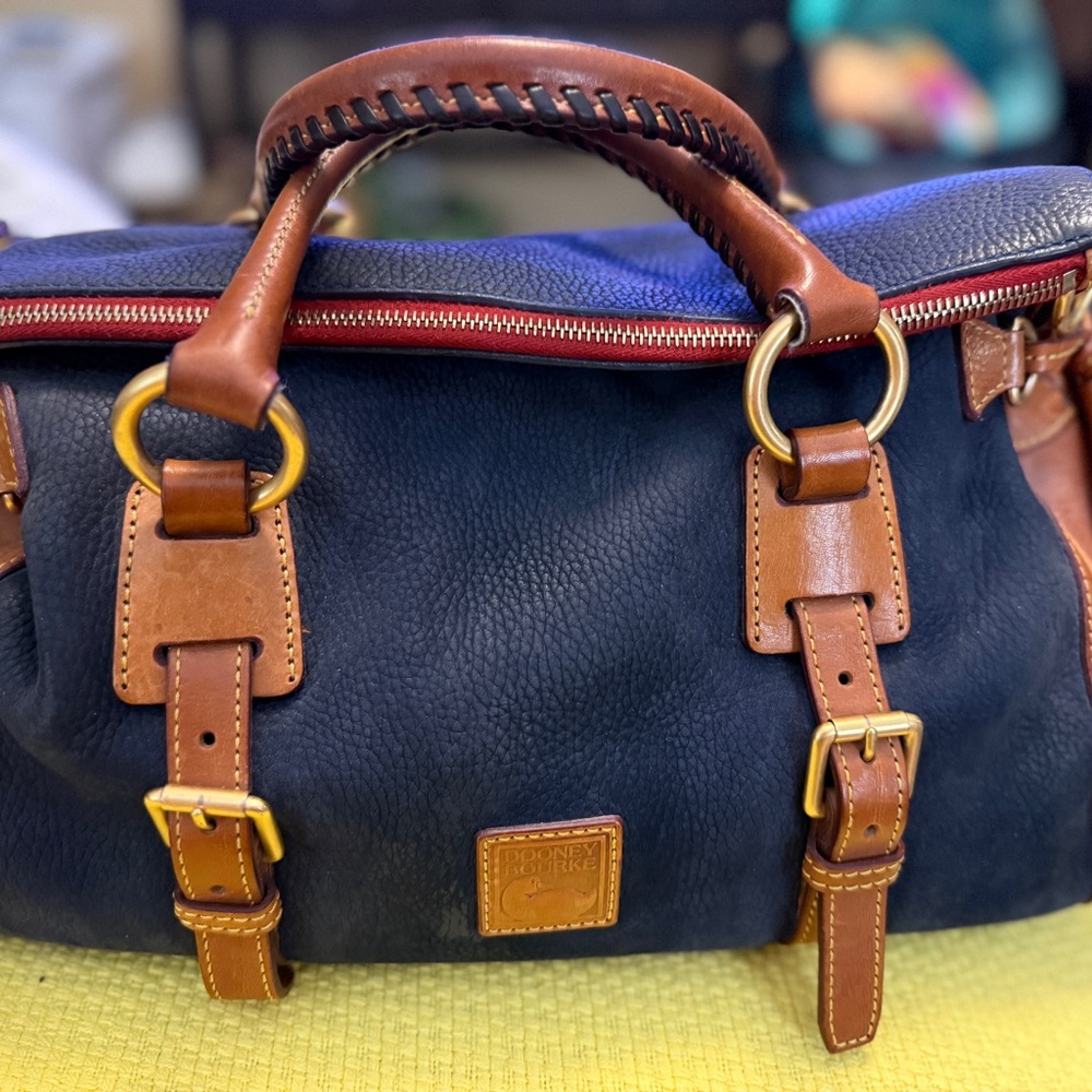 Dooney & Bourke Vintage Blue XL Satchel
